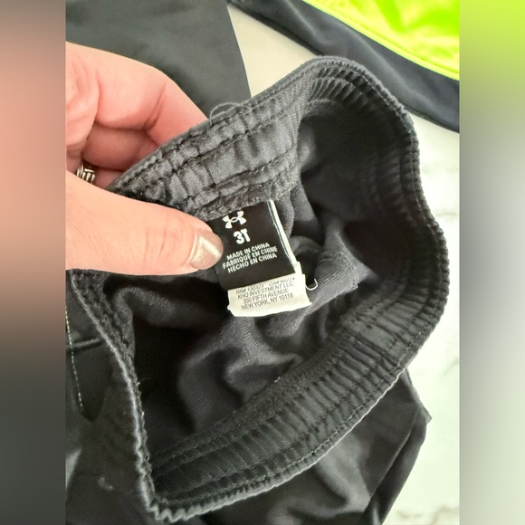 Under Armour Neon Yellow and Black Tracksuit - Picture 6 of 7